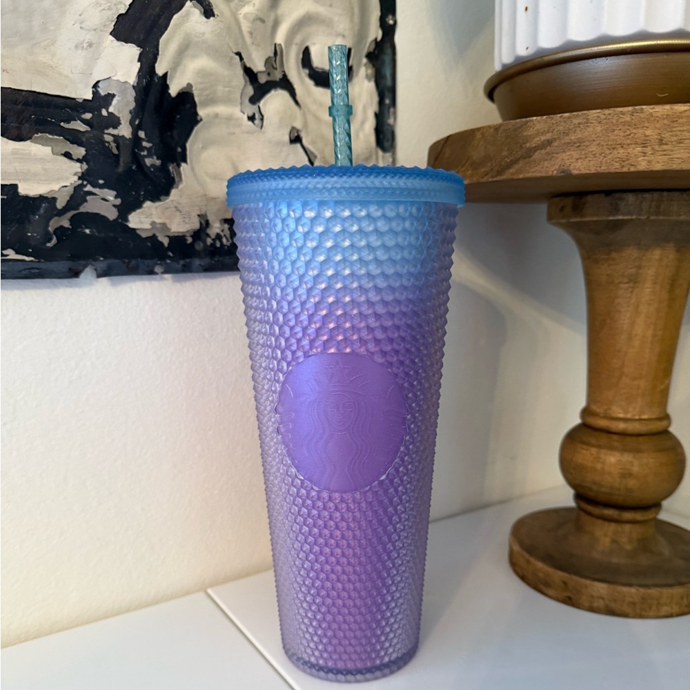Starbucks Blue/Purple Studded Tumbler